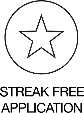 image: star icon with text underneath reading Streak Free Application